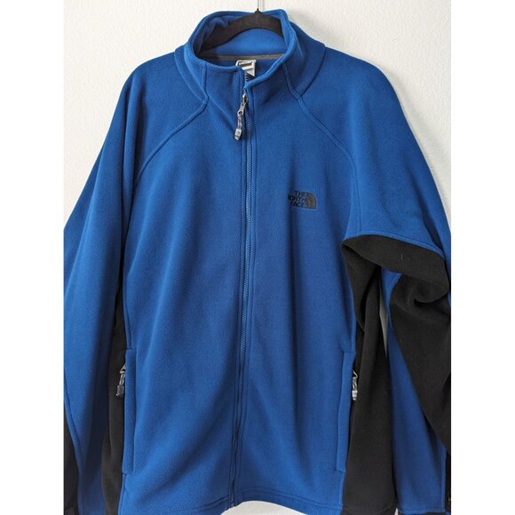 The North‎ Face Mens Blue/Black Shell Full Zip Jacket - Picture 2 of 7